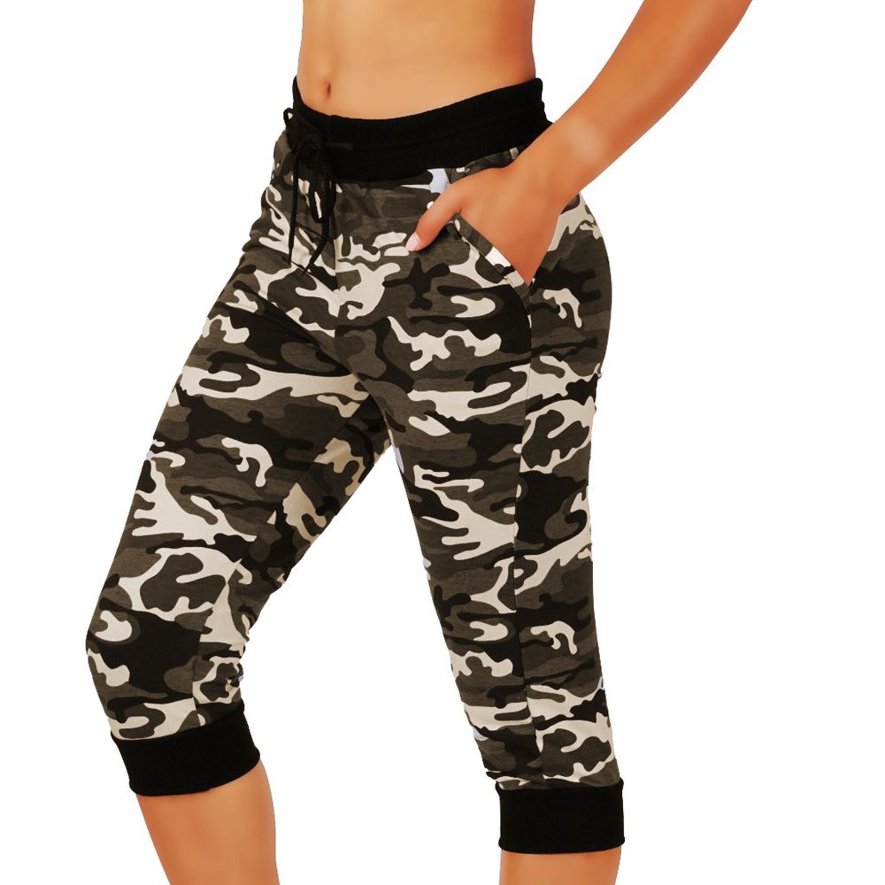 Camouflage Joggers Sweatpants with Pockets